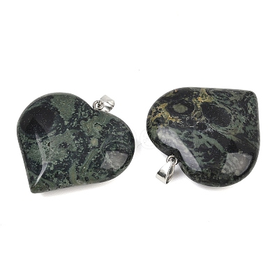 Natural Kambaba Jasper Pendants GG-K002-04G-1