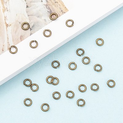 Brass Open Jump Rings JRC5MM-AB-1
