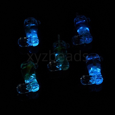 Transparent Acrylic Pendants OACR-M005-01-1