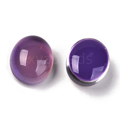 Glass Cabochons X-GLAA-R218-04-1