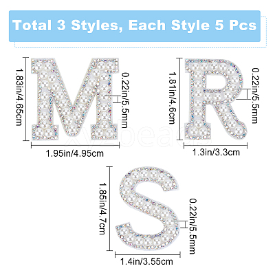 15Pcs 3 Style Non Woven Fabrics Costume Accessories DIY-CP0008-17-1