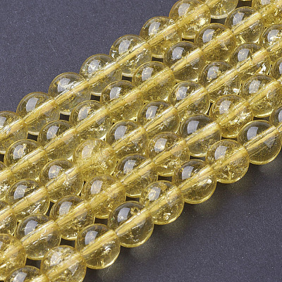Citrine Beads Strands X-G-C076-8mm-6A-1