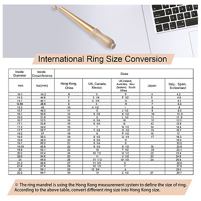 Brass Ring Size Sticks(HK Ring Size) TOOL-R106-07-1