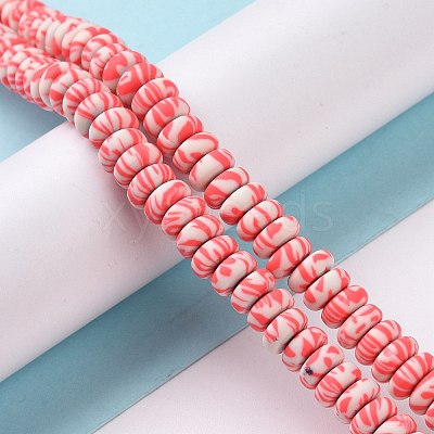 Handmade Polyester Clay Beads Strand CLAY-P001-02A-1