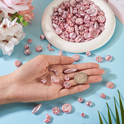 100G Pearlized Opaque Acrylic Beads OACR-TA0004-41A-1