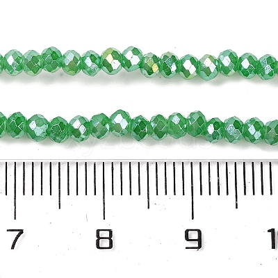 Baking Electroplate Glass Beads Strands DGLA-A039-J4mm-B03-1
