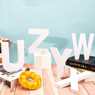 Wooden Letter Ornaments WOOD-GF0001-15-24-1