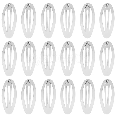 100Pcs Iron Hair Clip Findings PHAR-SC0001-002B-1