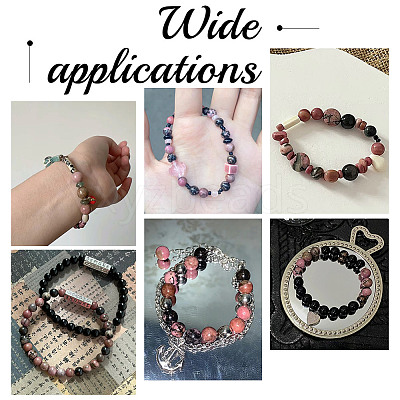 Natural Rhodonite Beads Strands G-NB0005-33B-1