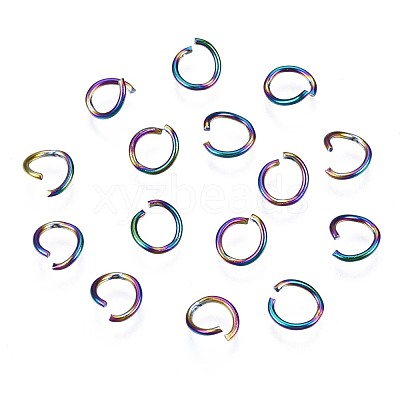 Ion Plating(IP) 304 Stainless Steel Open Jump Rings STAS-S119-002-1