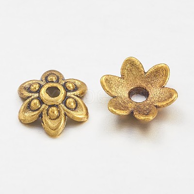 Tibetan Style Bead Caps LS-GLF0626Y-NF-1