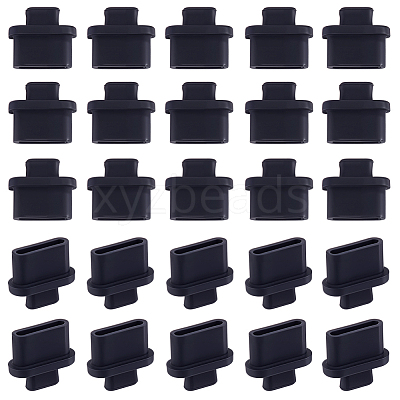 50Pcs TPU Mobile Anti-Dust Plugs FIND-SC0022-46A-1