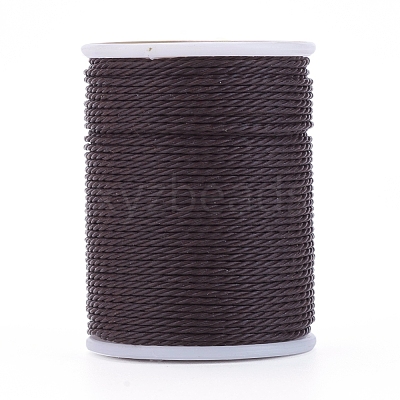 Round Waxed Polyester Cord YC-G006-01-1.0mm-22-1