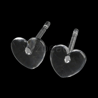 Resin Stud Earring Findings X1-FIND-H046-07-1