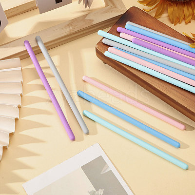 15Pcs 5 Colors Silicone Stirring Rods DIY-CA0008-16-1