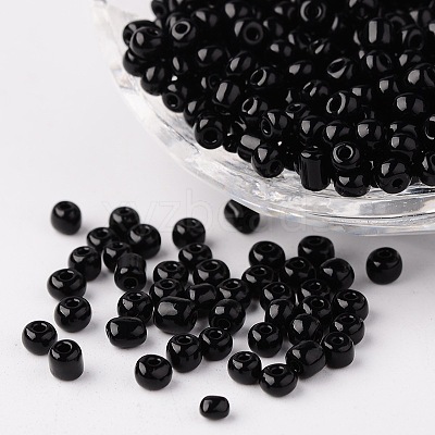 8/0 Opaque Colours Round Glass Seed Beads X-SEED-A010-3mm-49-1