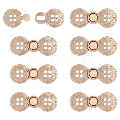 Zinc Alloy Snap Lock Clasps FIND-WH0149-96KCG-1