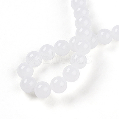 Imitation Jade Glass Beads Strands LS-GLAA-T032-J10mm-01-1