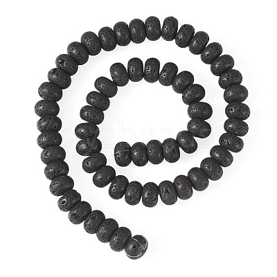 1 Strand Natural Lava Rock Beads Strands G-TA0003-44C-1