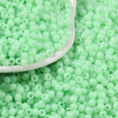 Opaque Acrylic Beads SACR-A007-01B-20-1