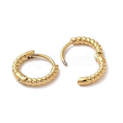 304 Stainless Steel Croissant Hoop Earrings for Women EJEW-Q781-06G-1