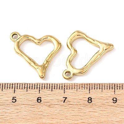304 Stainless Steel Textured Pendants STAS-A133-05G-1