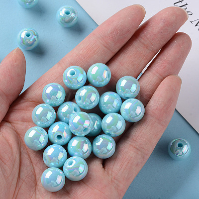 Opaque Acrylic Beads X-MACR-S370-D12mm-A07-1