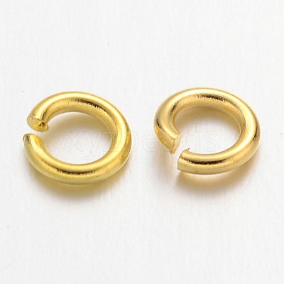 Brass Open Jump Rings JRC5MM-G-1