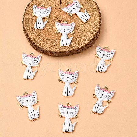 Alloy Enamel Pendants ENAM-YW0003-51A-1