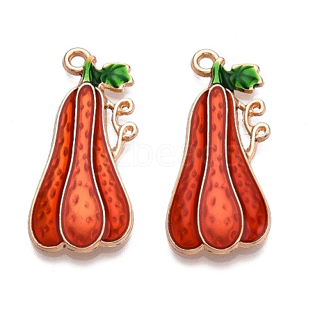 Thanksgiving Day Theme Alloy Enamel Pendants ENAM-T020-52H-01-1