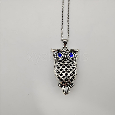 Owl Pendant Necklace for Women Men NU5581-1-1