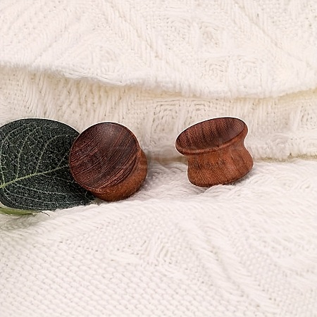 Wooden Ear Plugs Gauges WGA2F1F-02-1