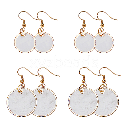 CHGCRAFT DIY Dangle Earring Making Kits SHEL-CA0001-006-1