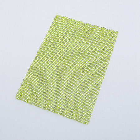 Plastic Elasticity Rhinestone Net LS-KY-WH0020-86C-1