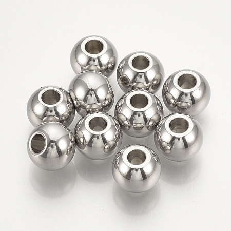 304 Stainless Steel Spacer Beads X-STAS-T021-8-1