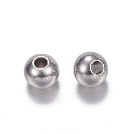 Tarnish Resistant 201 Stainless Steel Beads STAS-D447-35C-1