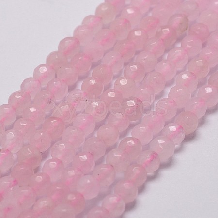 Natural Rose Quartz Beads Strands X-G-D840-20-4mm-1