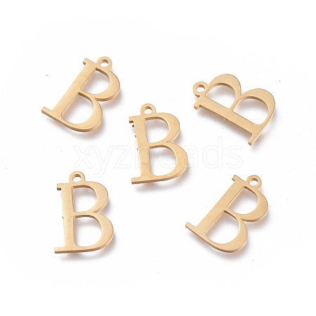 304 Stainless Steel Charms STAS-L263-02G-1