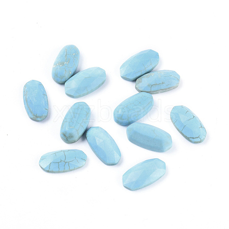 Natural Howlite Cabochons G-G803-03C-01-1