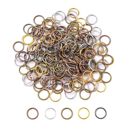 Open Jump Rings Brass Jump Rings JRC5MM-M-1