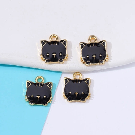 Alloy Enamel Pendants PW-WG13789-06-1