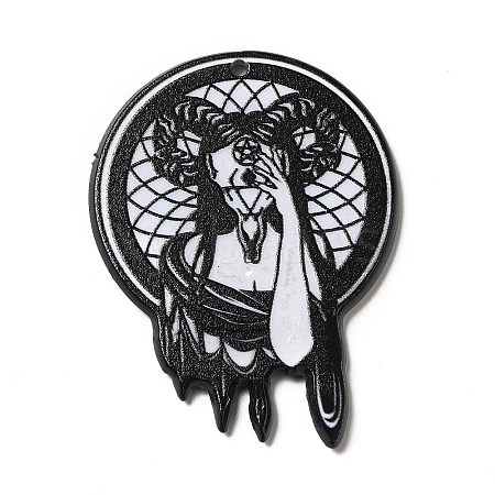 Printed Acrylic Pendants MACR-G059-10B-1