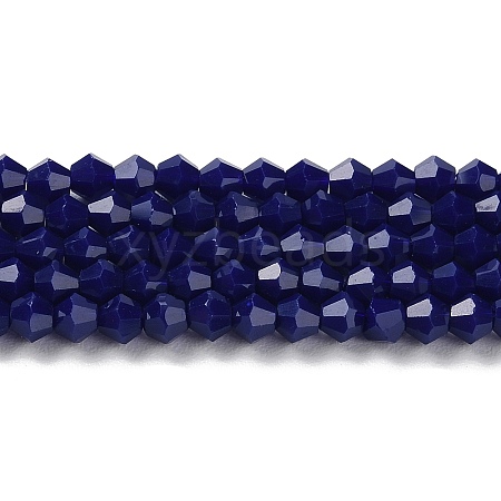 Opaque Solid Color Imitation Jade Glass Beads Strands EGLA-A039-P4mm-D10-1
