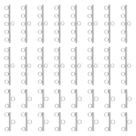 Unicraftale 40Pcs 2 Style 304 Stainless Steel Chandelier Component Links STAS-UN0037-88-1