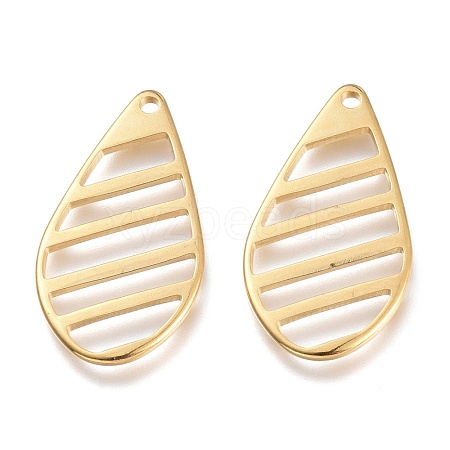 201 Stainless Steel Pendants STAS-K212-06G-1
