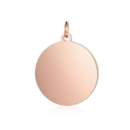 Ion Plating(IP) 304 Stainless Steel Pendants STAS-I311-33H-RG-1