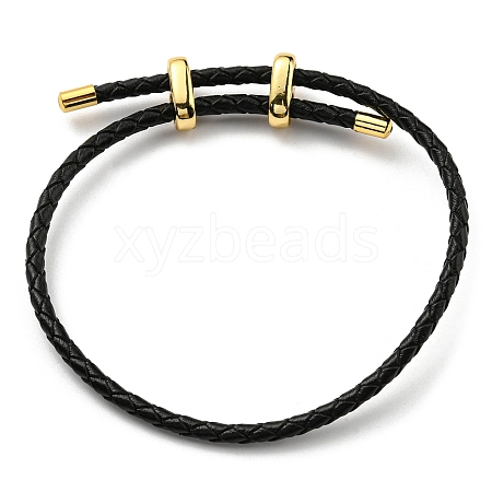 Leather Braided Cord Bracelets BJEW-G675-06G-16-1