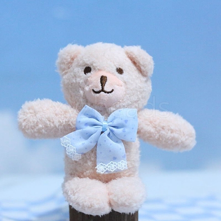 Cute Cloth Plush Bear Pendant Decorations PW-WGD78B8-03-1