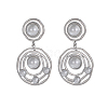 304 Stainless Steel Stud Dangle Earrings STAS-OY010-62P-1