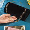Brass Star Charm Double Layer Curb Waist Chains for Women NJEW-TA00192-6